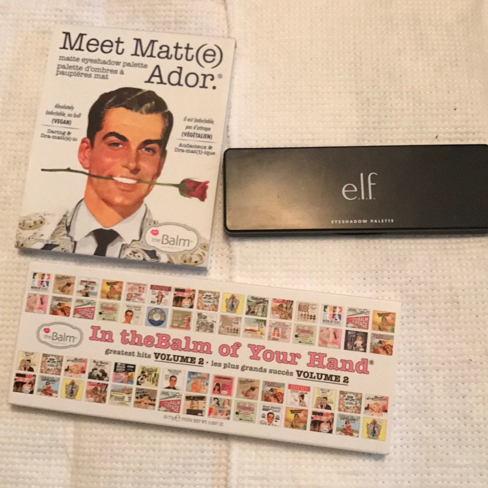 2 TheBalm And 1 E.L.F Palette(s)